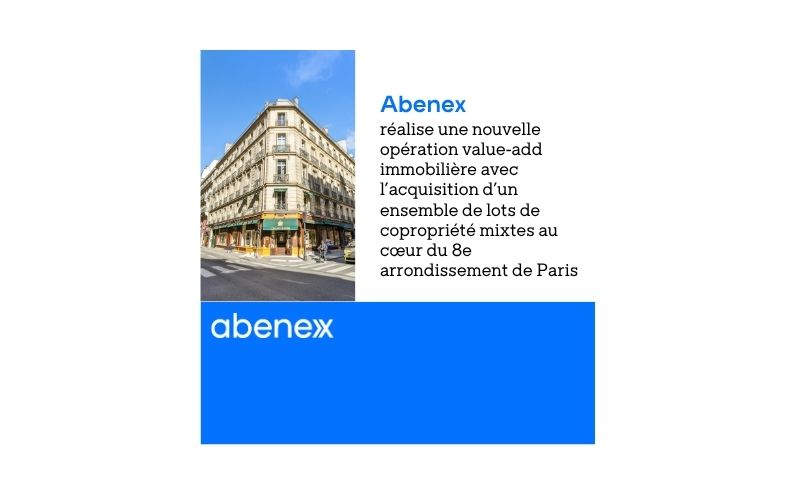 Immeuble mixte du 14 rue Chauveau-Lagarde, Paris 8e, acquis par Abenex