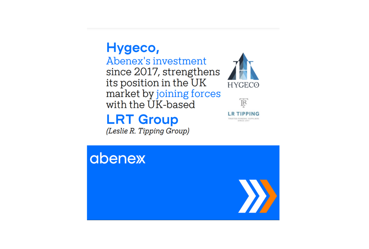 Le groupe LRT rejoint Hygeco, qui renforce ainsi sa position de leader européen dans l’univers des solutions pour laboratoires post-mortem et de pathologie