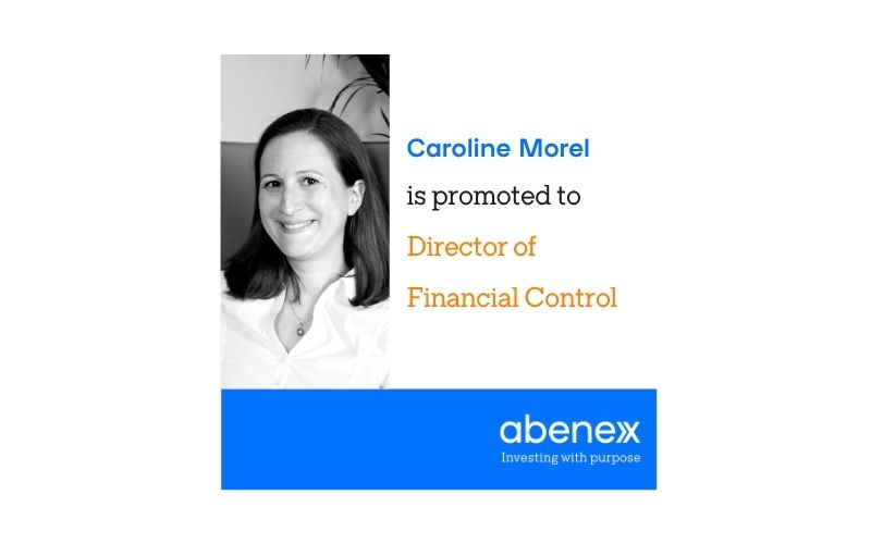 Portrait of Caroline Morel, Director of Financial Control at Abenex