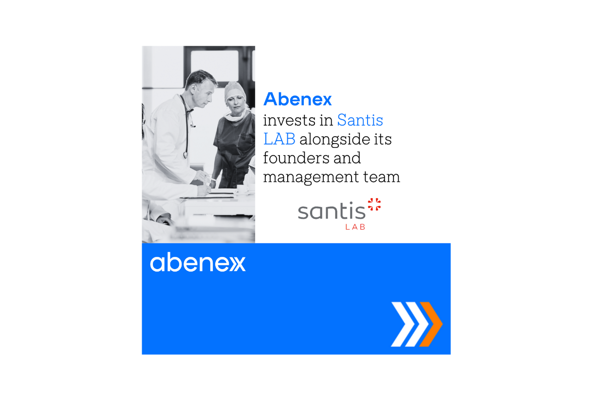 Abenex entre au capital de Santis LAB aux côtés des fondateurs et du management