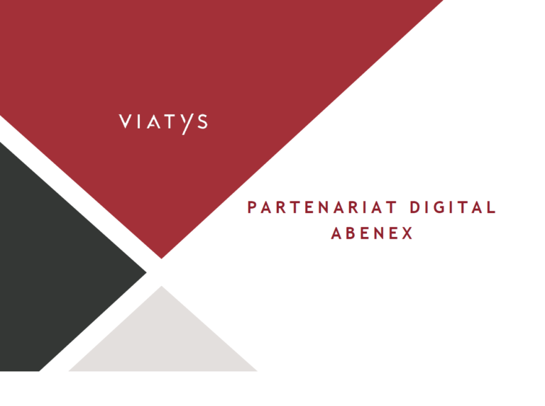 Présentation du partenariat digital entre Abenex et Viatys